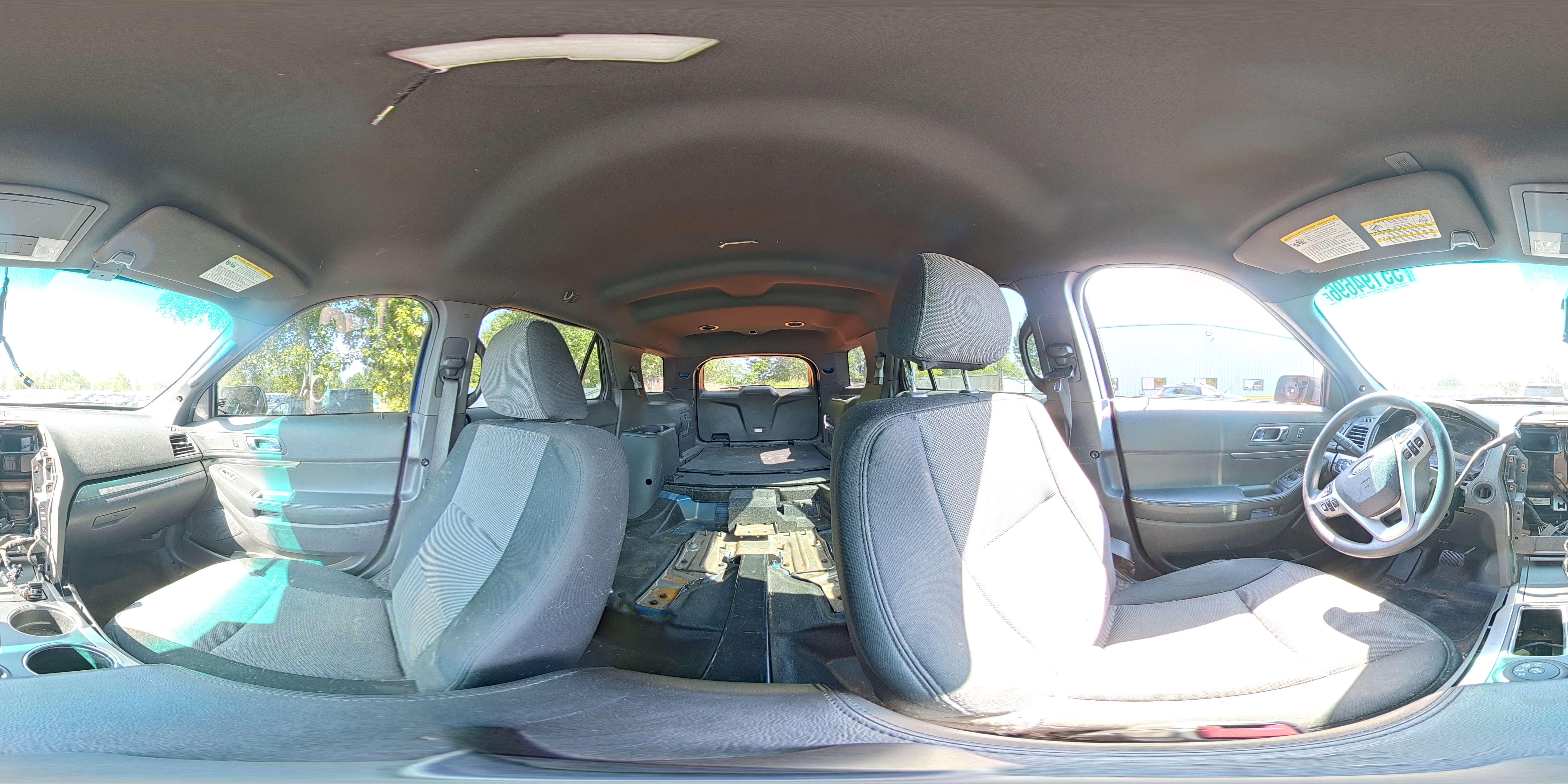 2014 Ford Explorer Police Interceptor Синий vin: 1FM5K8AR6EGC50025