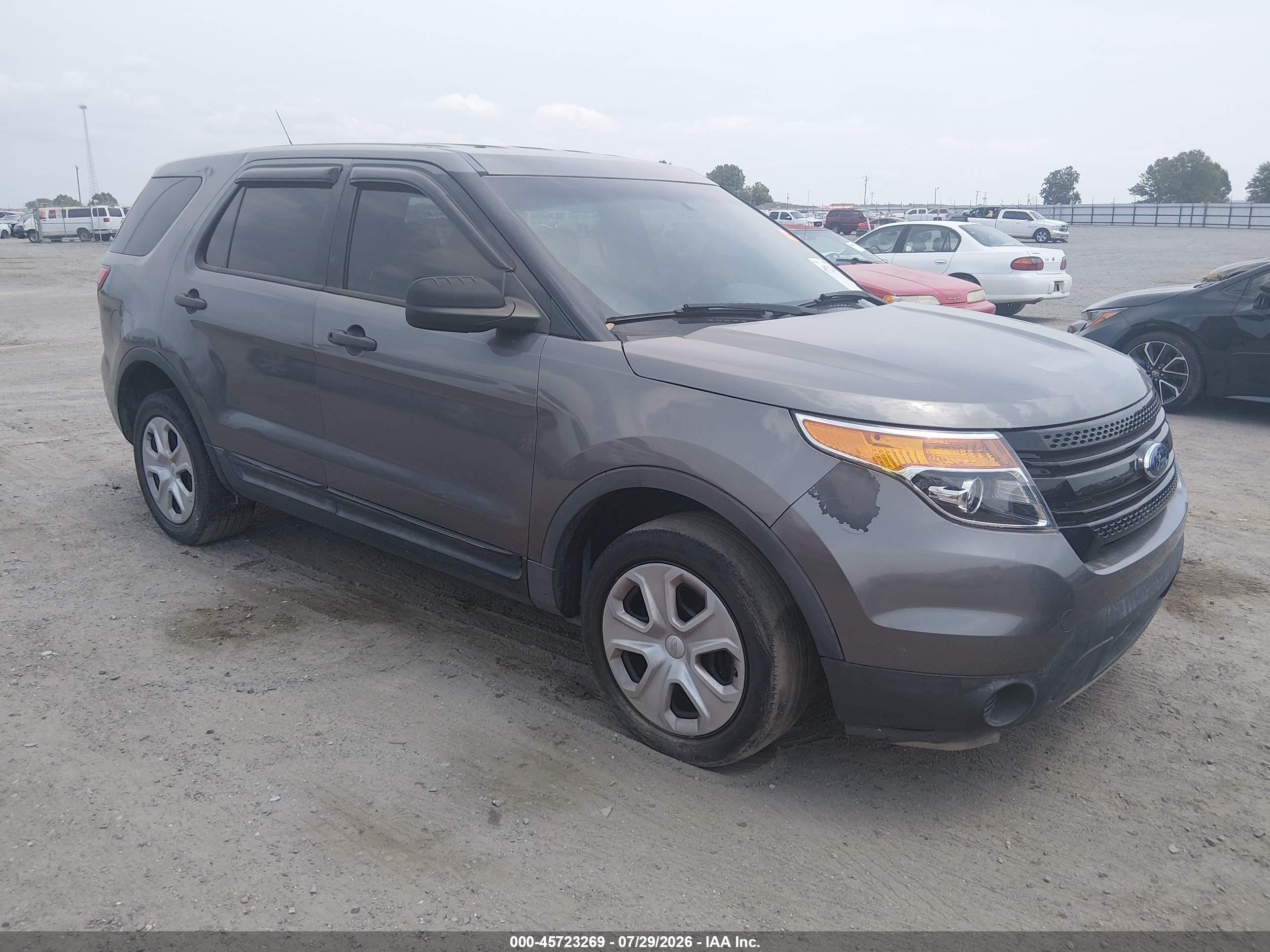 2013 Ford Utility Police Interceptor   Серый vin: 1FM5K8AR7DGA18323