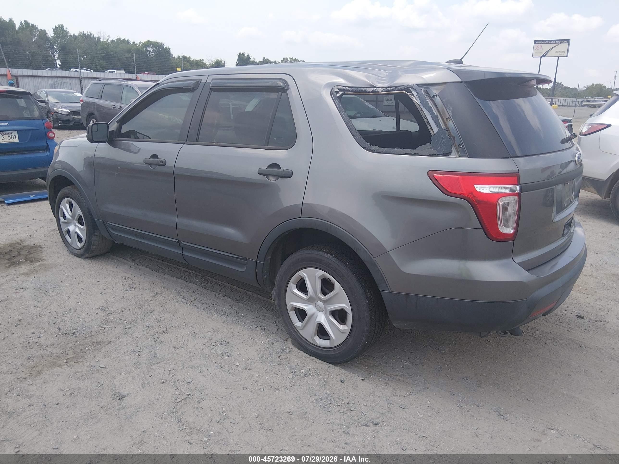 2013 Ford Utility Police Interceptor   Серый vin: 1FM5K8AR7DGA18323