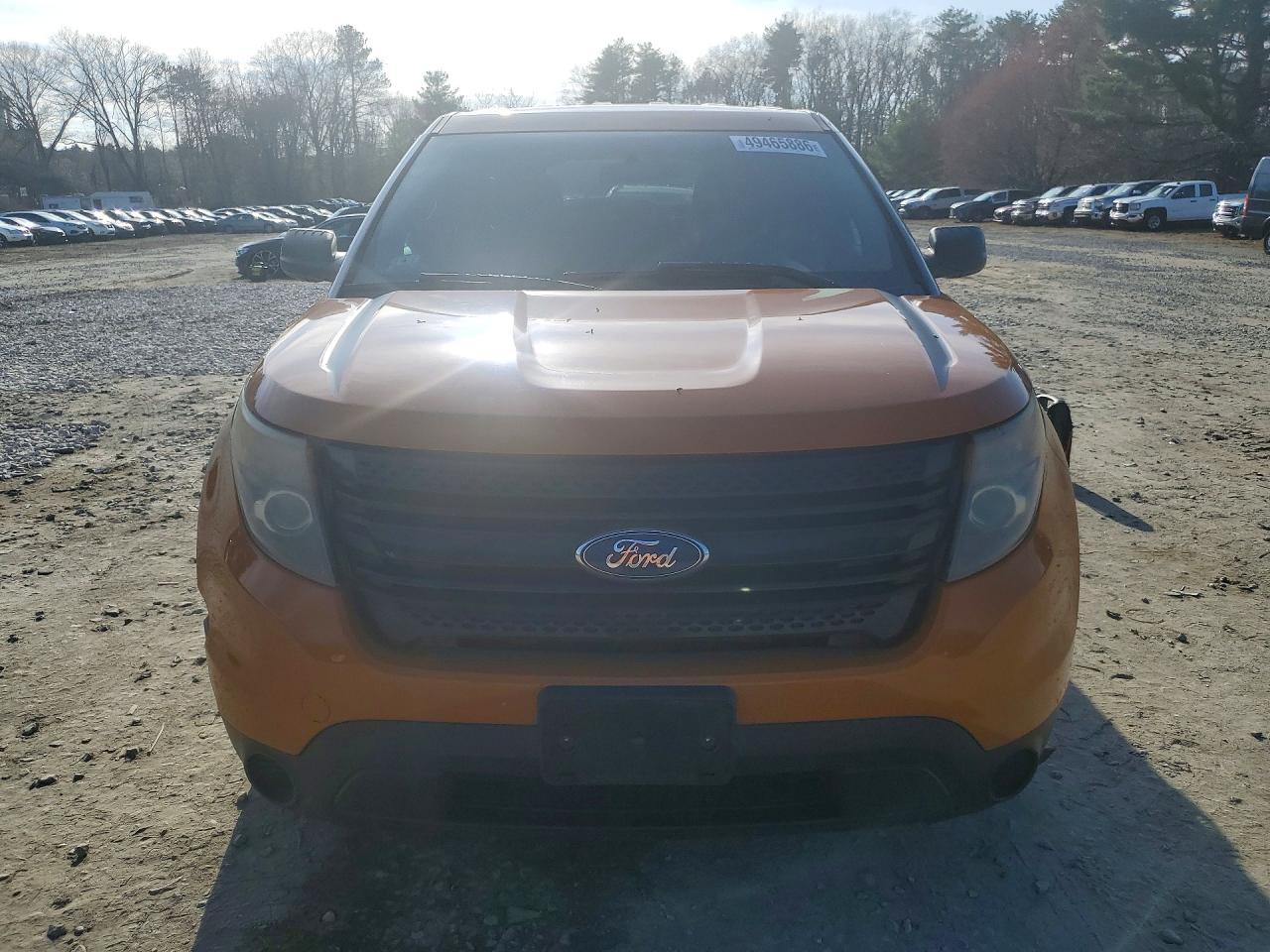 2013 Ford Explorer Police Interceptor Orange vin: 1FM5K8AR7DGA26681