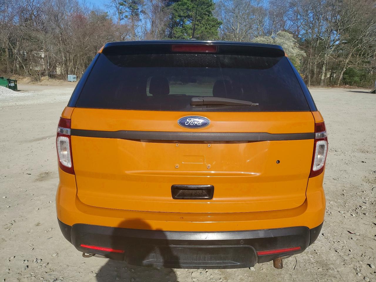 2013 Ford Explorer Police Interceptor Orange vin: 1FM5K8AR7DGA26681
