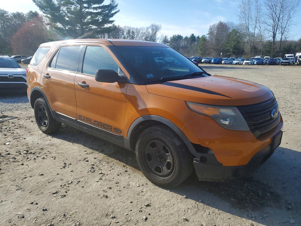 2013 Ford Explorer Police Interceptor Orange vin: 1FM5K8AR7DGA26681