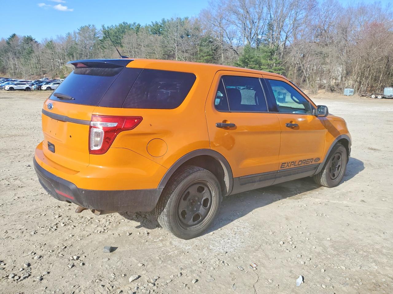 2013 Ford Explorer Police Interceptor Orange vin: 1FM5K8AR7DGA26681