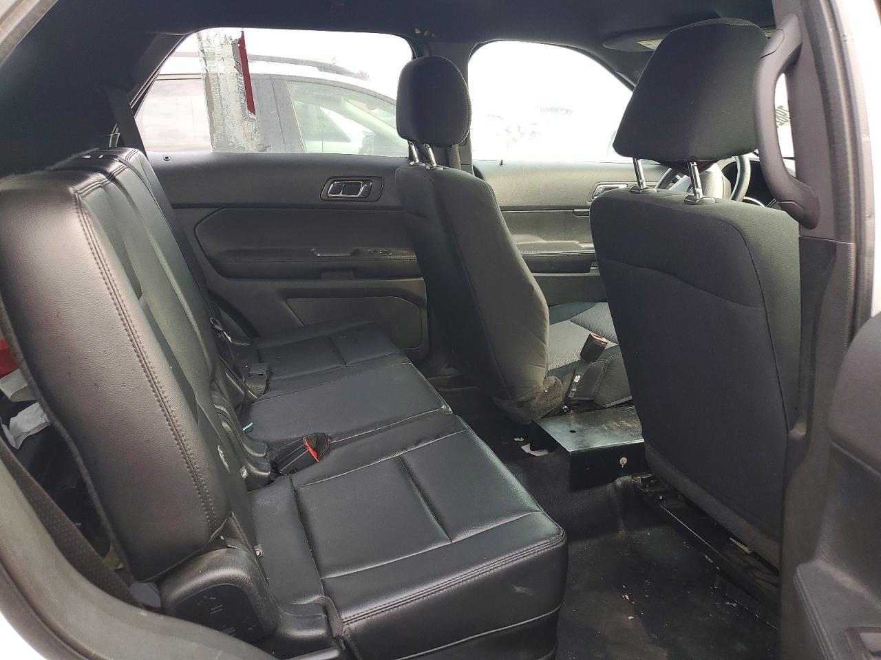 2013 Ford Explorer Police Interceptor White vin: 1FM5K8AR7DGA88890