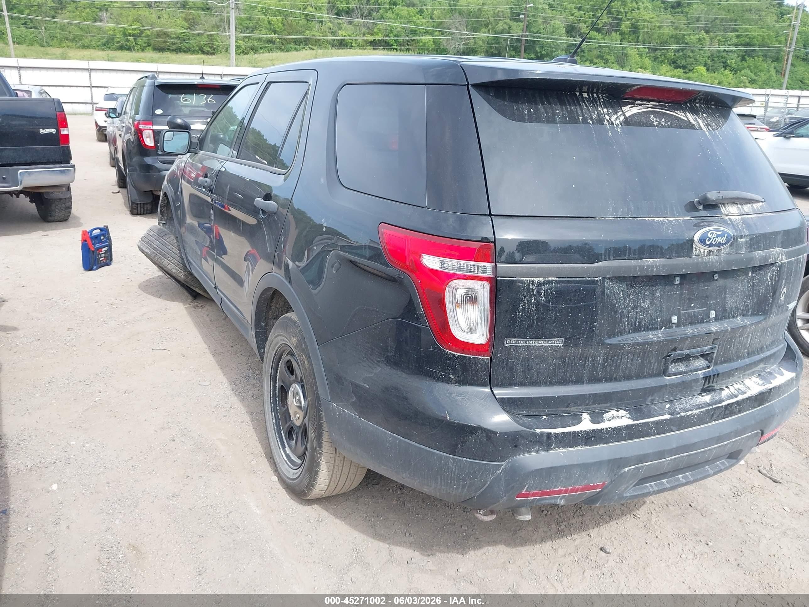 2013 Ford Utility Police Interceptor   Black vin: 1FM5K8AR7DGC25875
