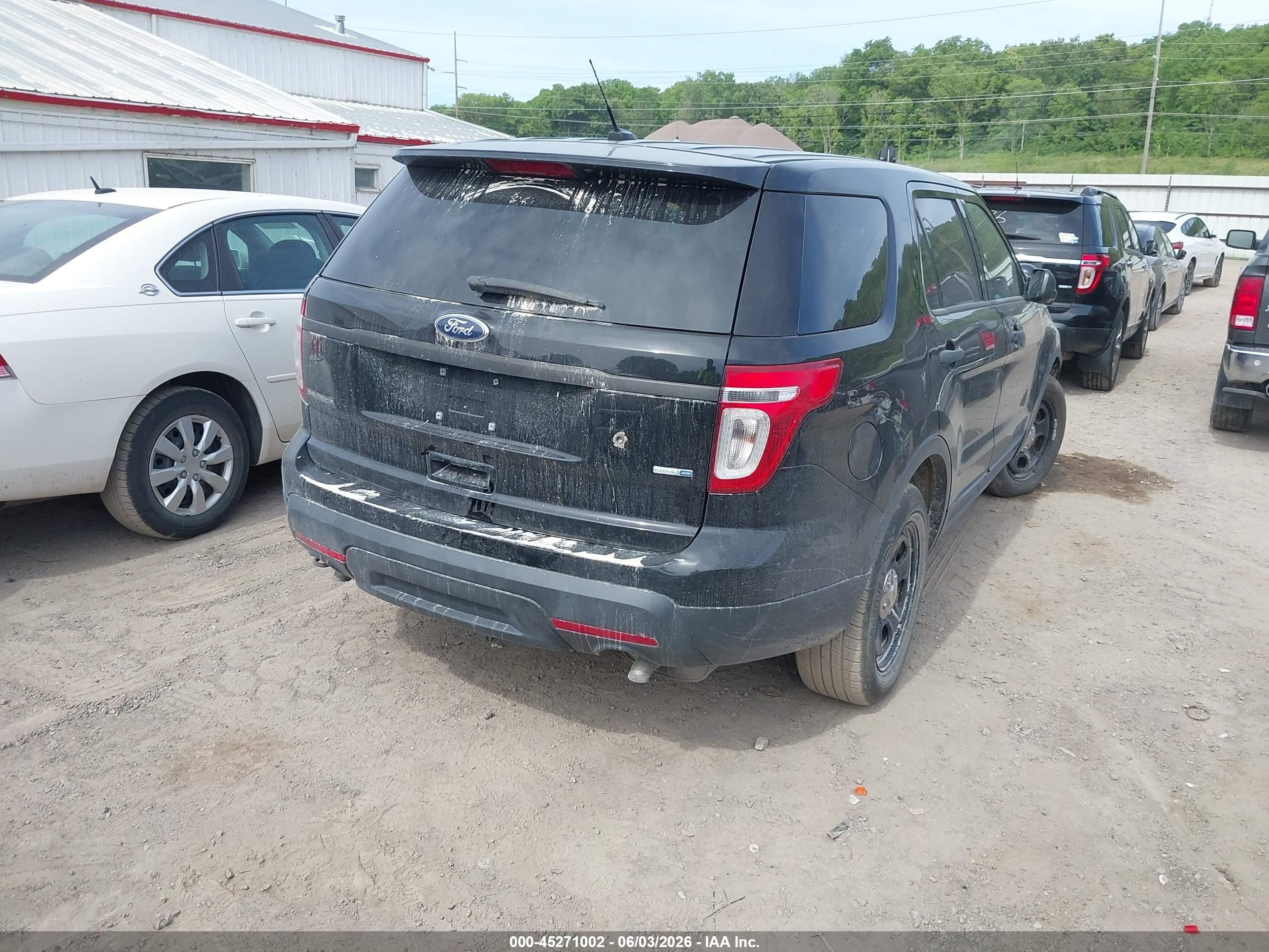 2013 Ford Utility Police Interceptor   Black vin: 1FM5K8AR7DGC25875