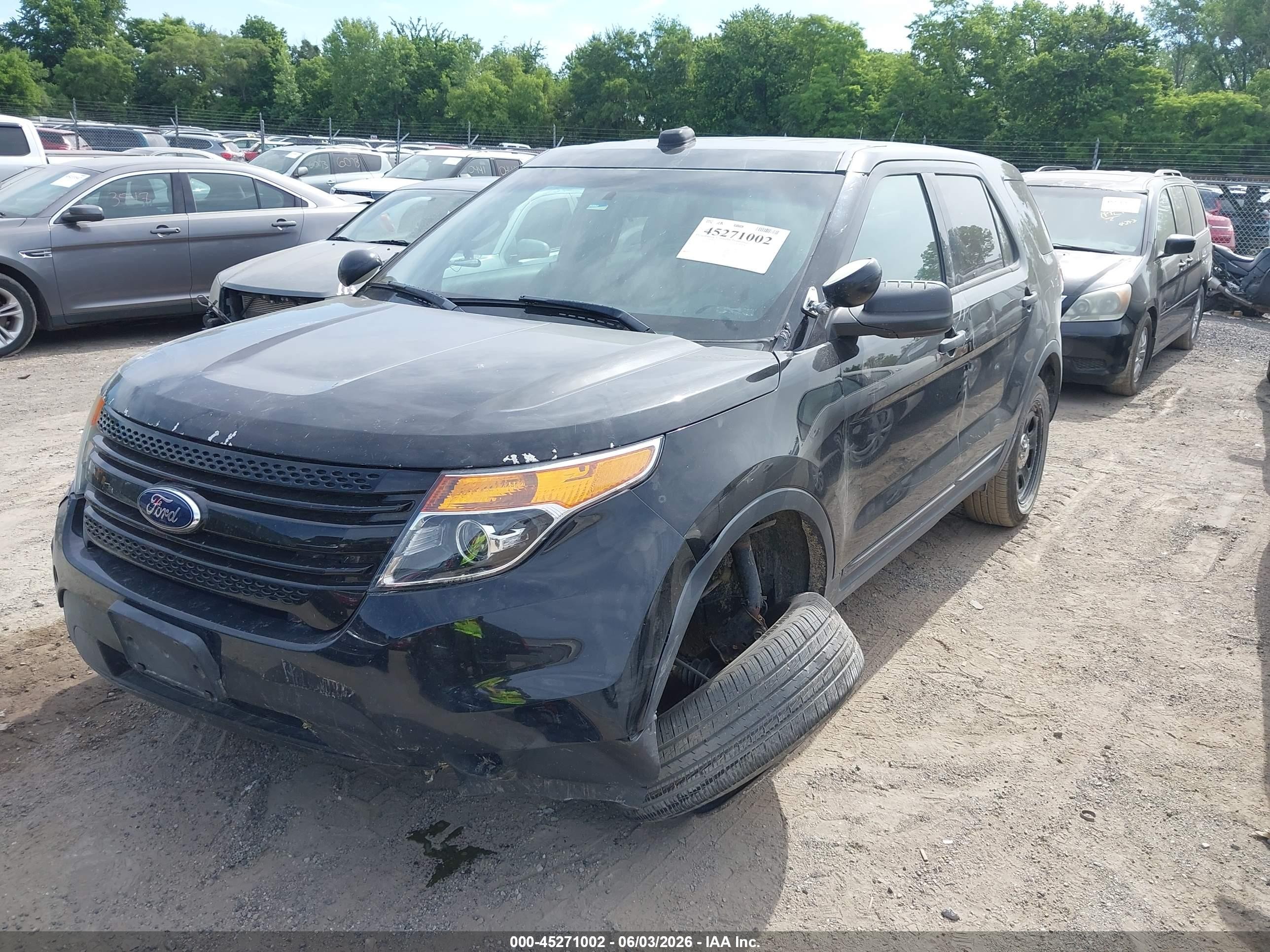 2013 Ford Utility Police Interceptor   Black vin: 1FM5K8AR7DGC25875
