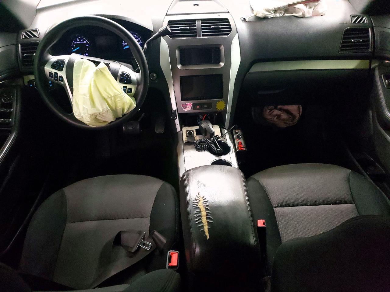 2014 Ford Explorer Police Interceptor Gray vin: 1FM5K8AR7EGC49708