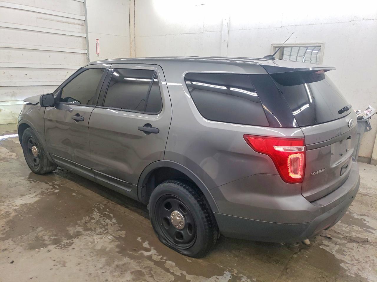 2014 Ford Explorer Police Interceptor Gray vin: 1FM5K8AR7EGC49708