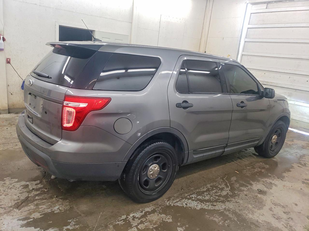 2014 Ford Explorer Police Interceptor Gray vin: 1FM5K8AR7EGC49708
