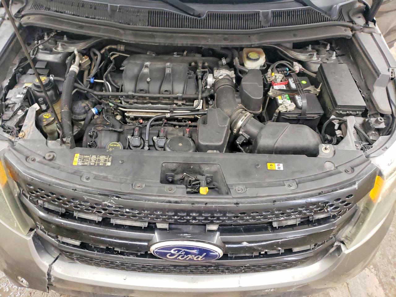 2014 Ford Explorer Police Interceptor Gray vin: 1FM5K8AR7EGC49708