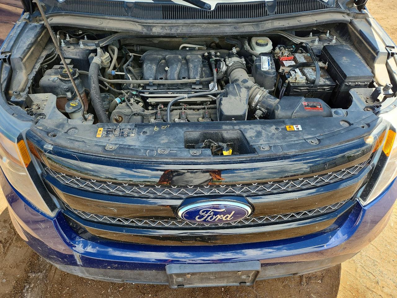 2015 Ford Explorer Police Interceptor Синий vin: 1FM5K8AR7FGA56962