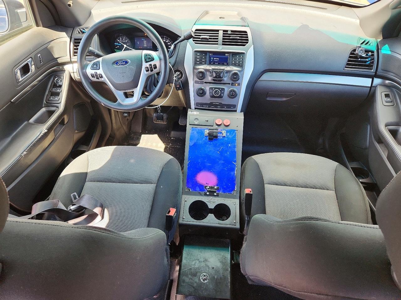 2015 Ford Explorer Police Interceptor Синий vin: 1FM5K8AR7FGA56962