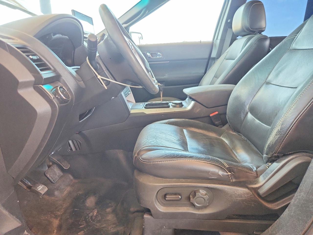 2015 Ford Explorer Police Interceptor White vin: 1FM5K8AR7FGB41297