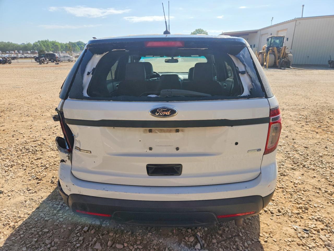 2015 Ford Explorer Police Interceptor Белый vin: 1FM5K8AR7FGB61243