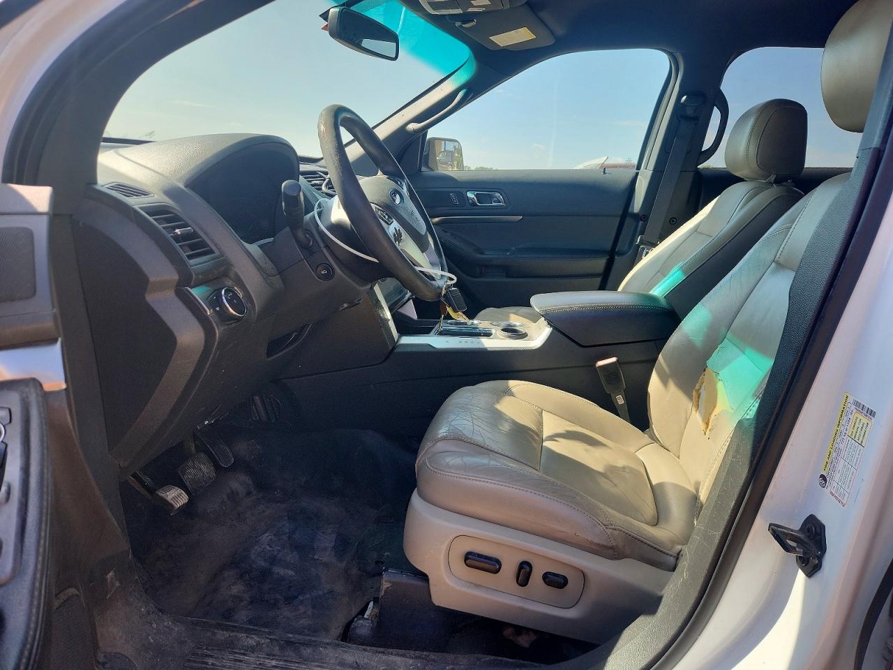 2015 Ford Explorer Police Interceptor Белый vin: 1FM5K8AR7FGB61243