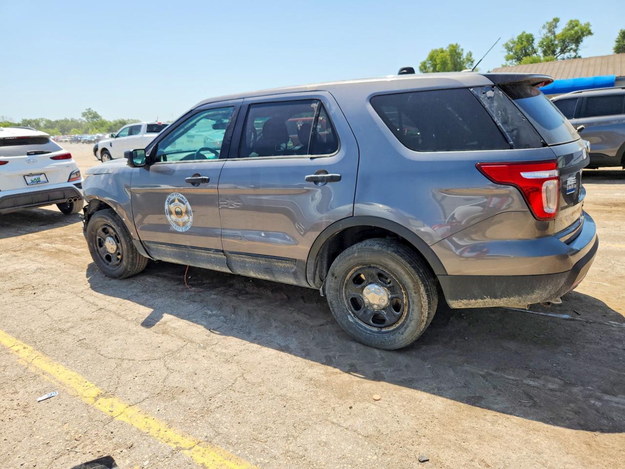 2015 Ford Explorer Police Interceptor Black vin: 1FM5K8AR7FGC08142