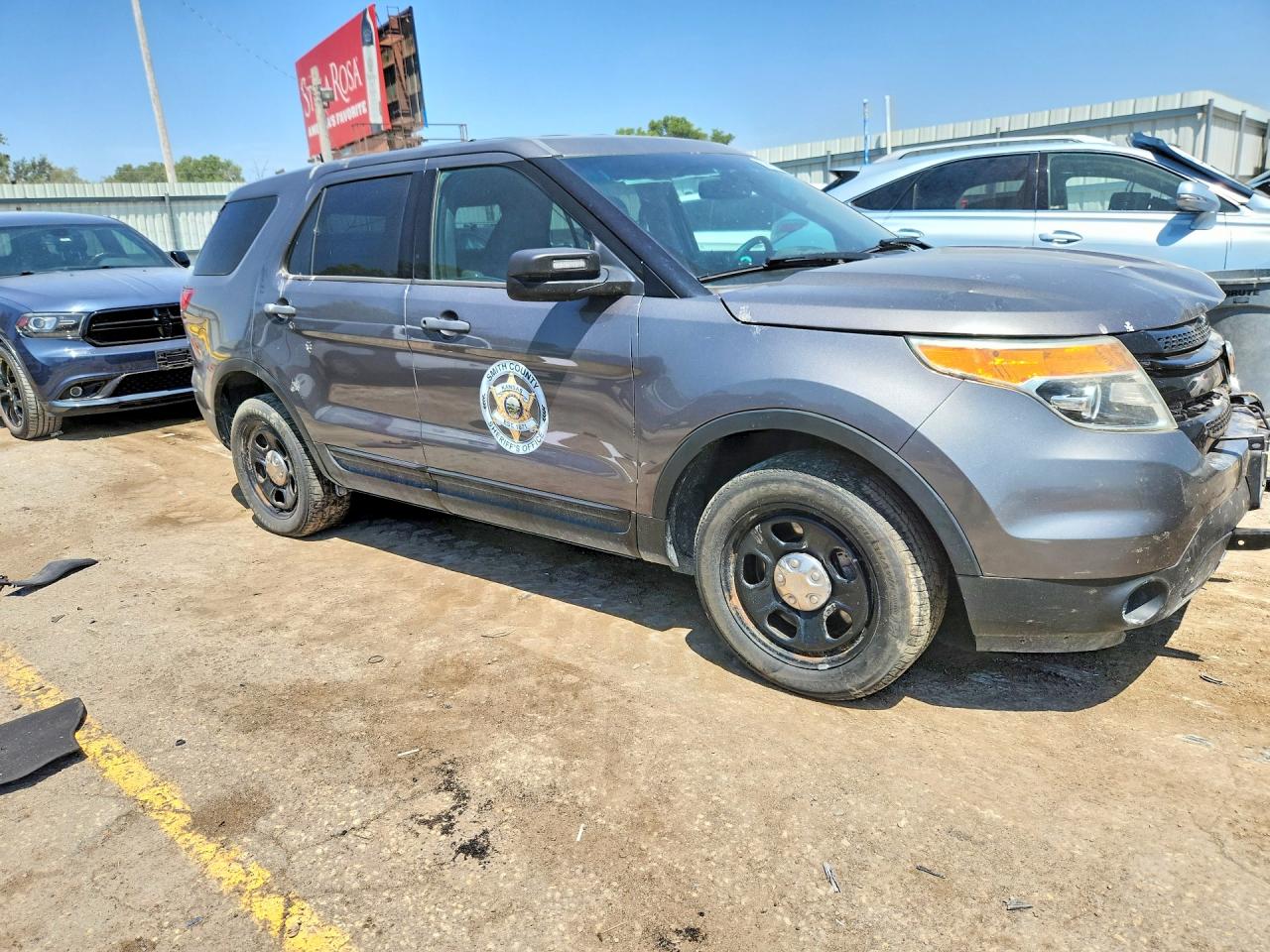 2015 Ford Explorer Police Interceptor Black vin: 1FM5K8AR7FGC08142