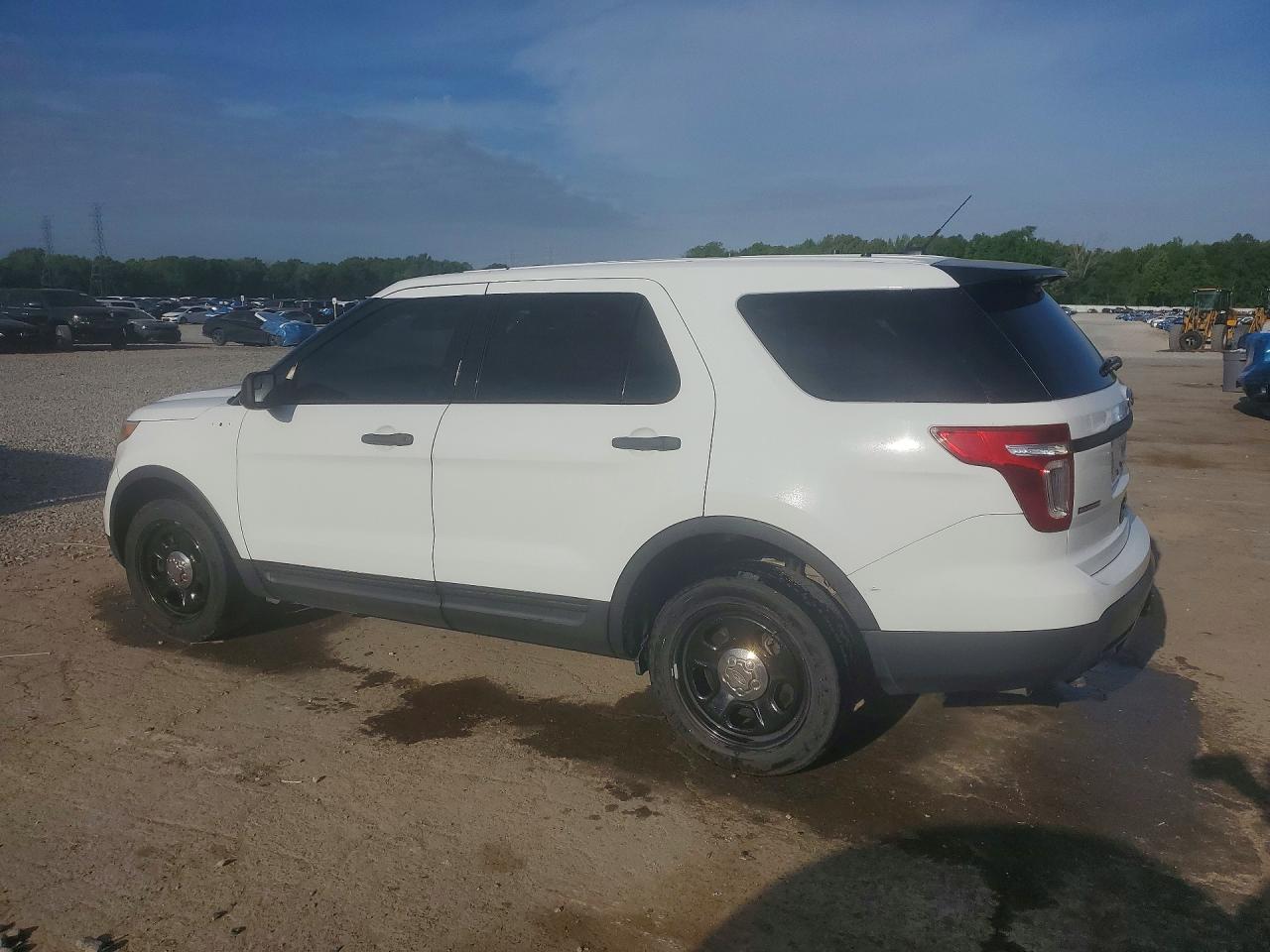 2015 Ford Explorer Police Interceptor White vin: 1FM5K8AR7FGC16757