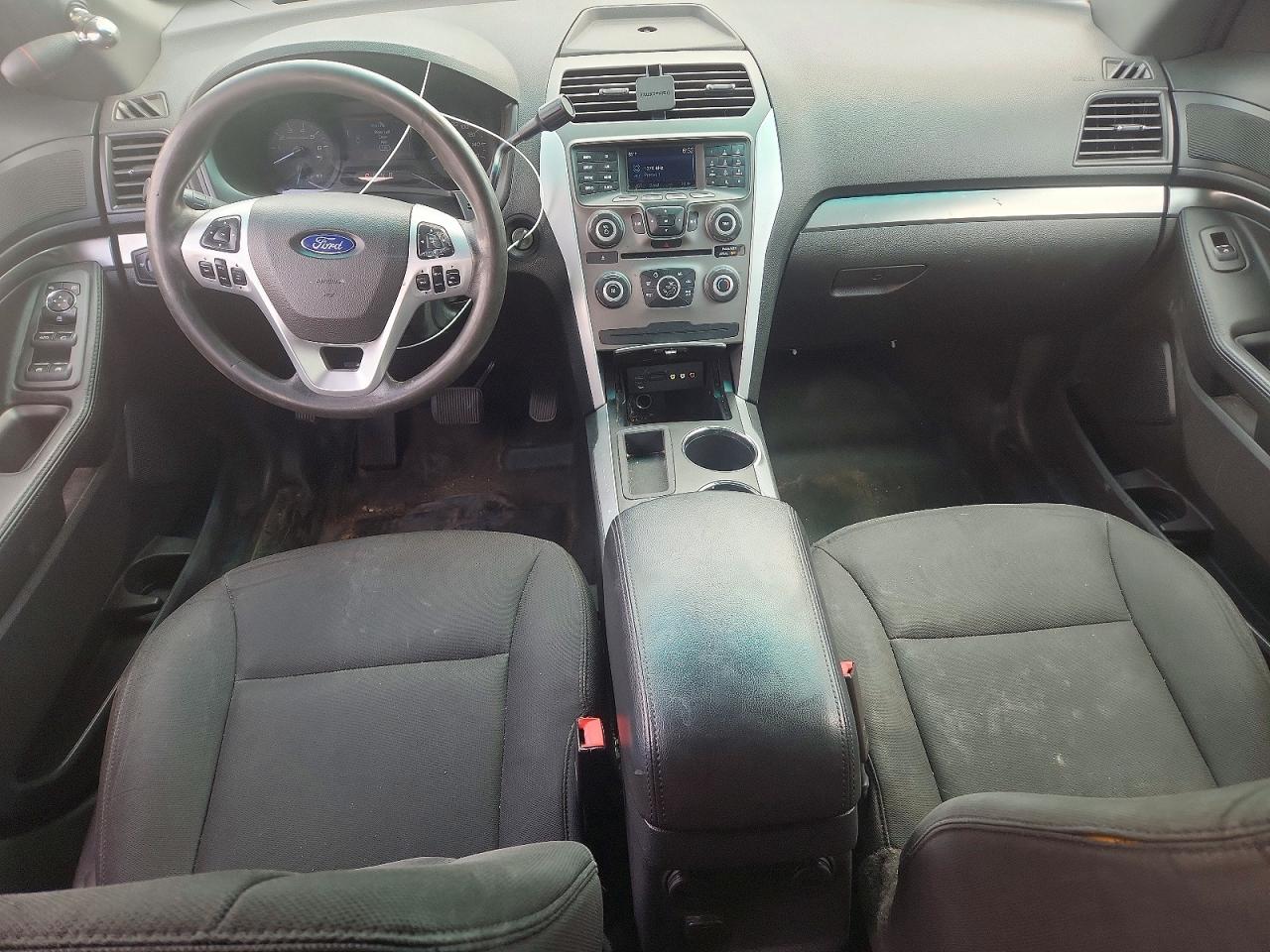 2015 Ford Explorer Police Interceptor White vin: 1FM5K8AR7FGC28598