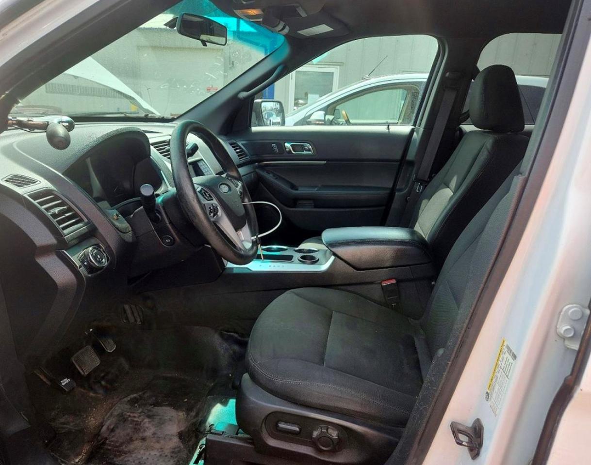 2015 Ford Explorer Police Interceptor White vin: 1FM5K8AR7FGC28598