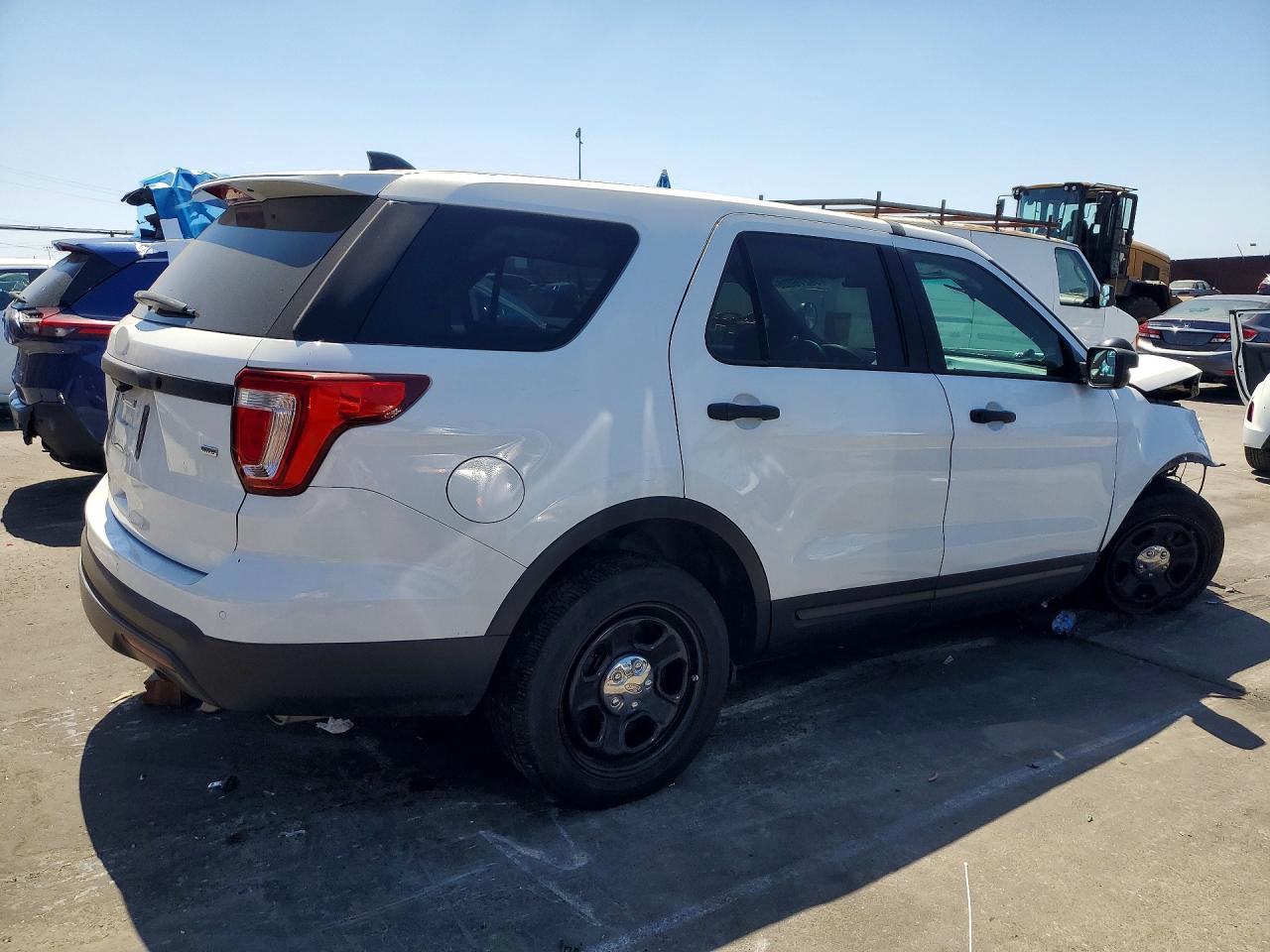 2016 Ford Explorer Police Interceptor White vin: 1FM5K8AR7GGA52394