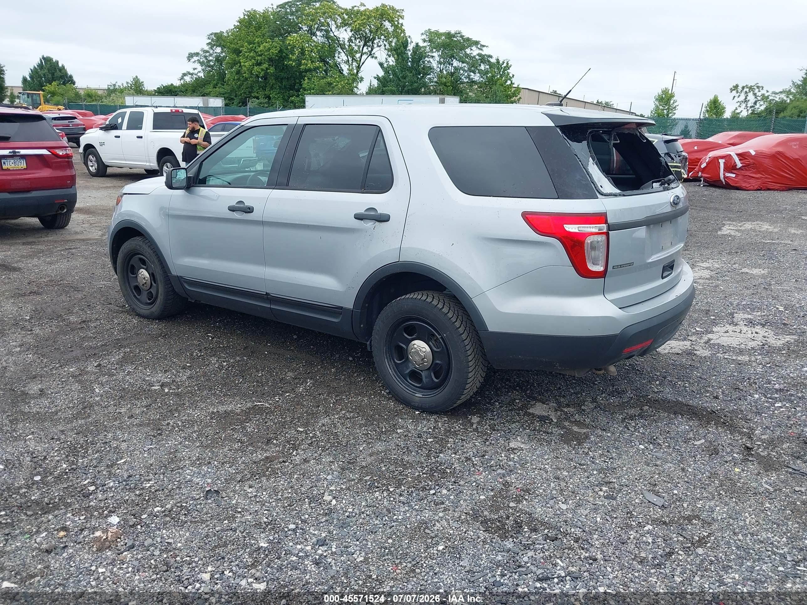 2013 Ford Utility Police Interceptor   Серый vin: 1FM5K8AR8DGB08211