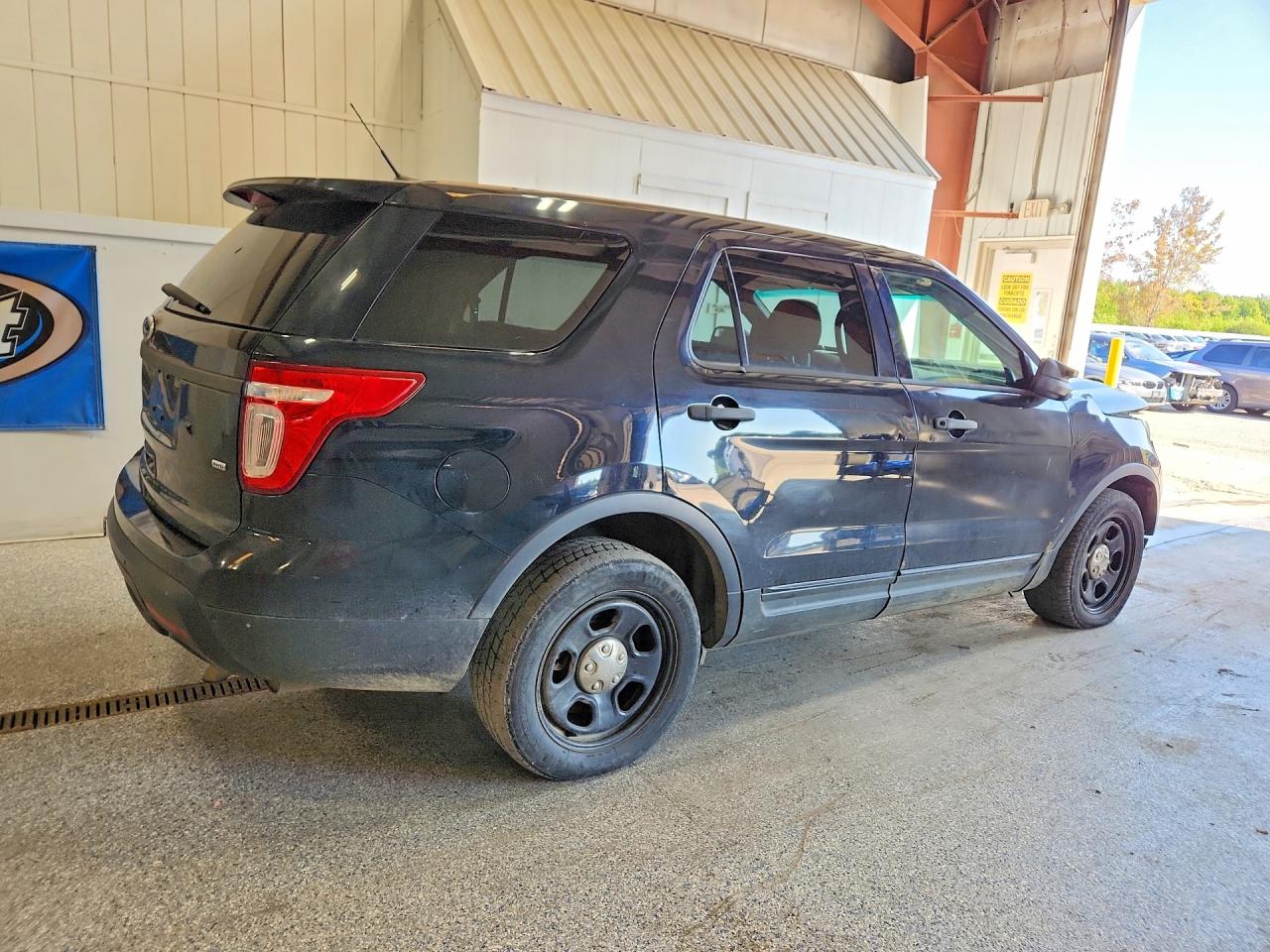 2014 Ford Explorer Police Interceptor Black vin: 1FM5K8AR8EGC08357
