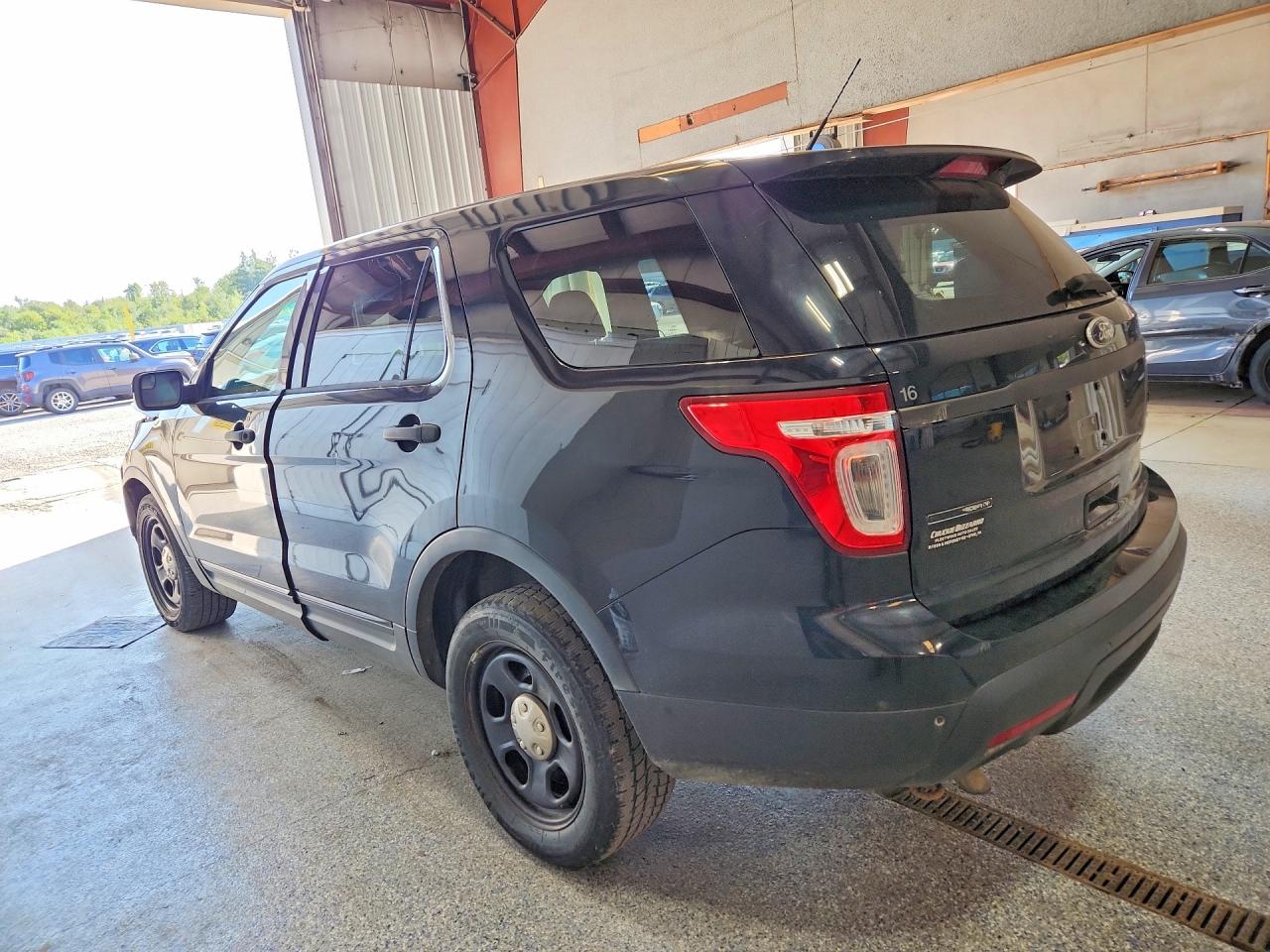 2014 Ford Explorer Police Interceptor Black vin: 1FM5K8AR8EGC08357
