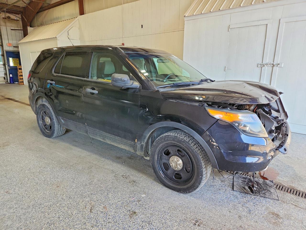 2014 Ford Explorer Police Interceptor Black vin: 1FM5K8AR8EGC08357