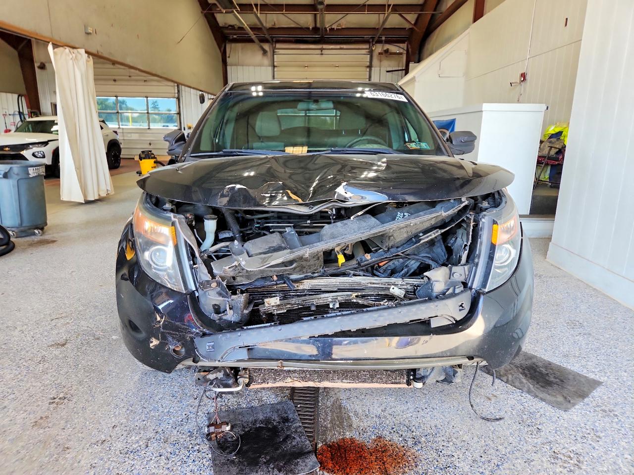 2014 Ford Explorer Police Interceptor Black vin: 1FM5K8AR8EGC08357