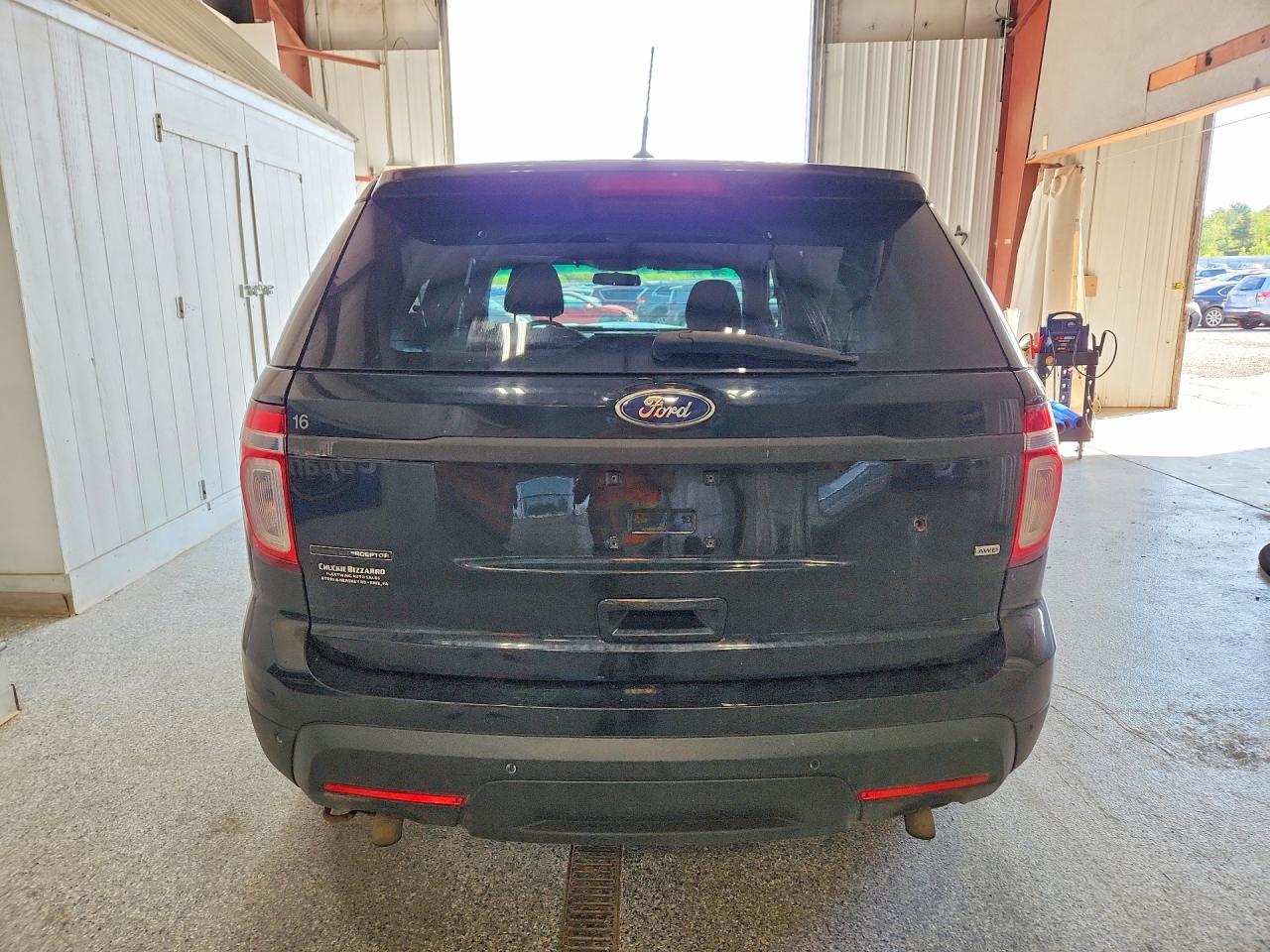 2014 Ford Explorer Police Interceptor Black vin: 1FM5K8AR8EGC08357