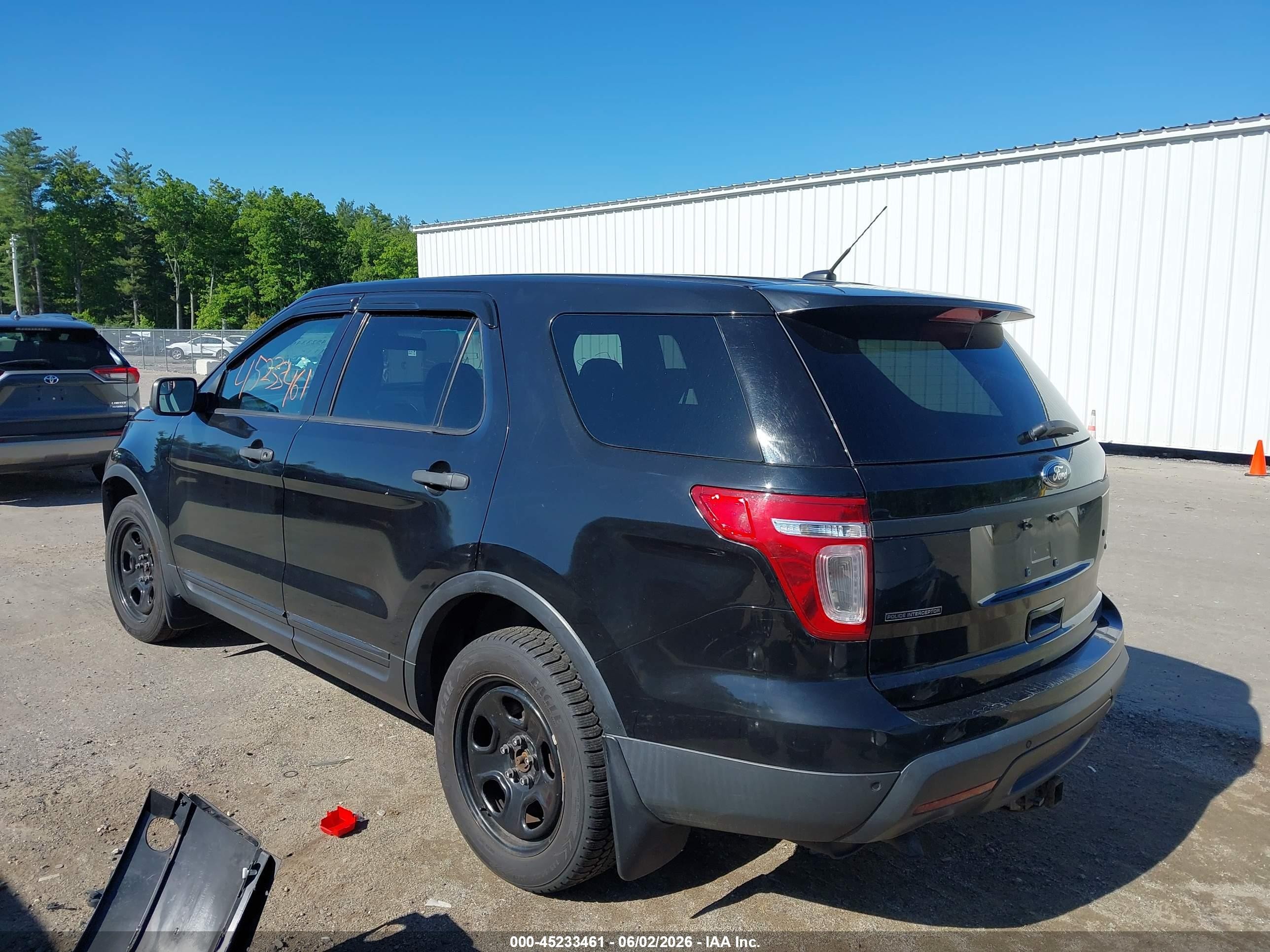 2015 Ford Utility Police Interceptor   Black vin: 1FM5K8AR8FGA46246