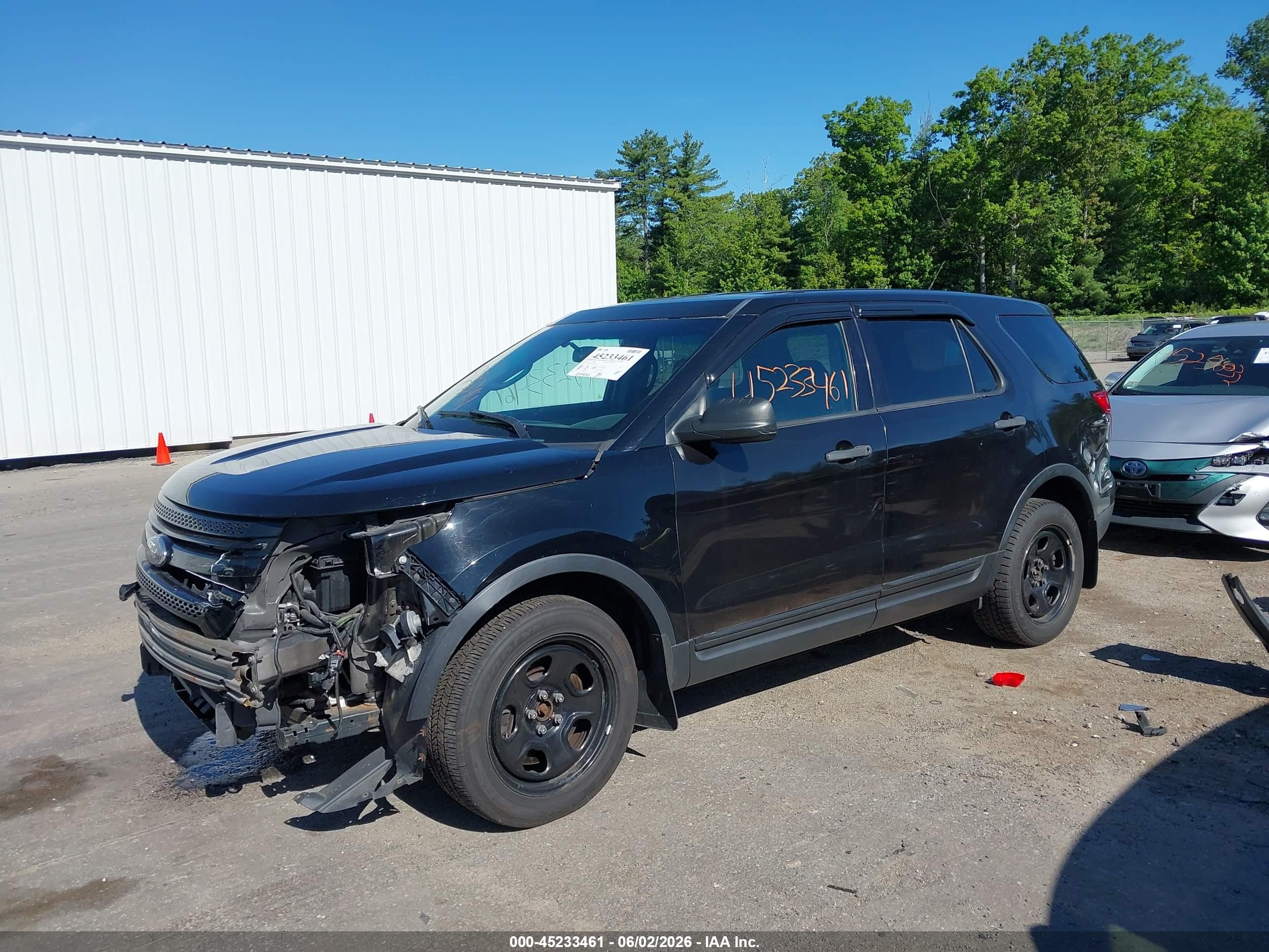 2015 Ford Utility Police Interceptor   Black vin: 1FM5K8AR8FGA46246