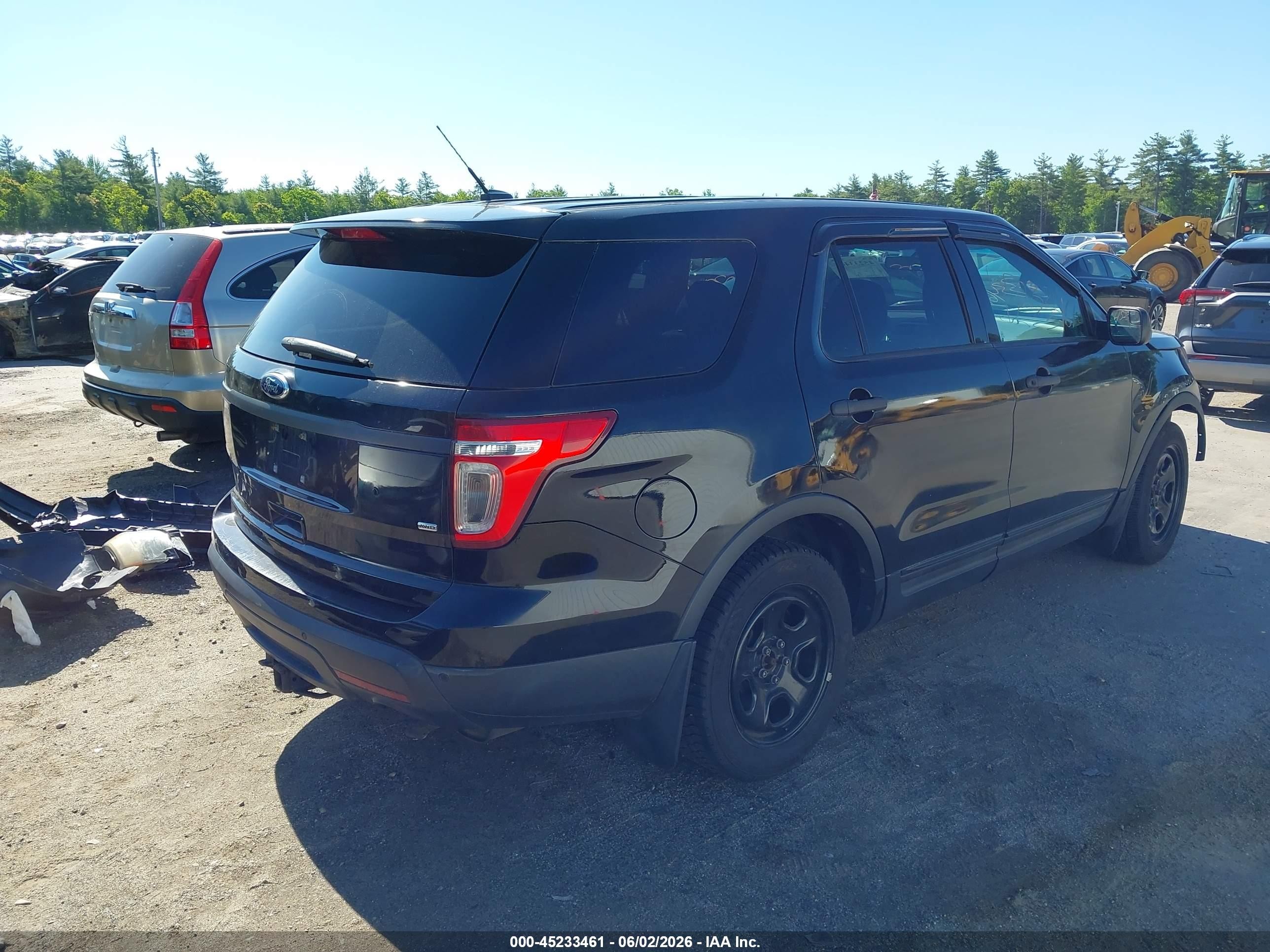 2015 Ford Utility Police Interceptor   Black vin: 1FM5K8AR8FGA46246