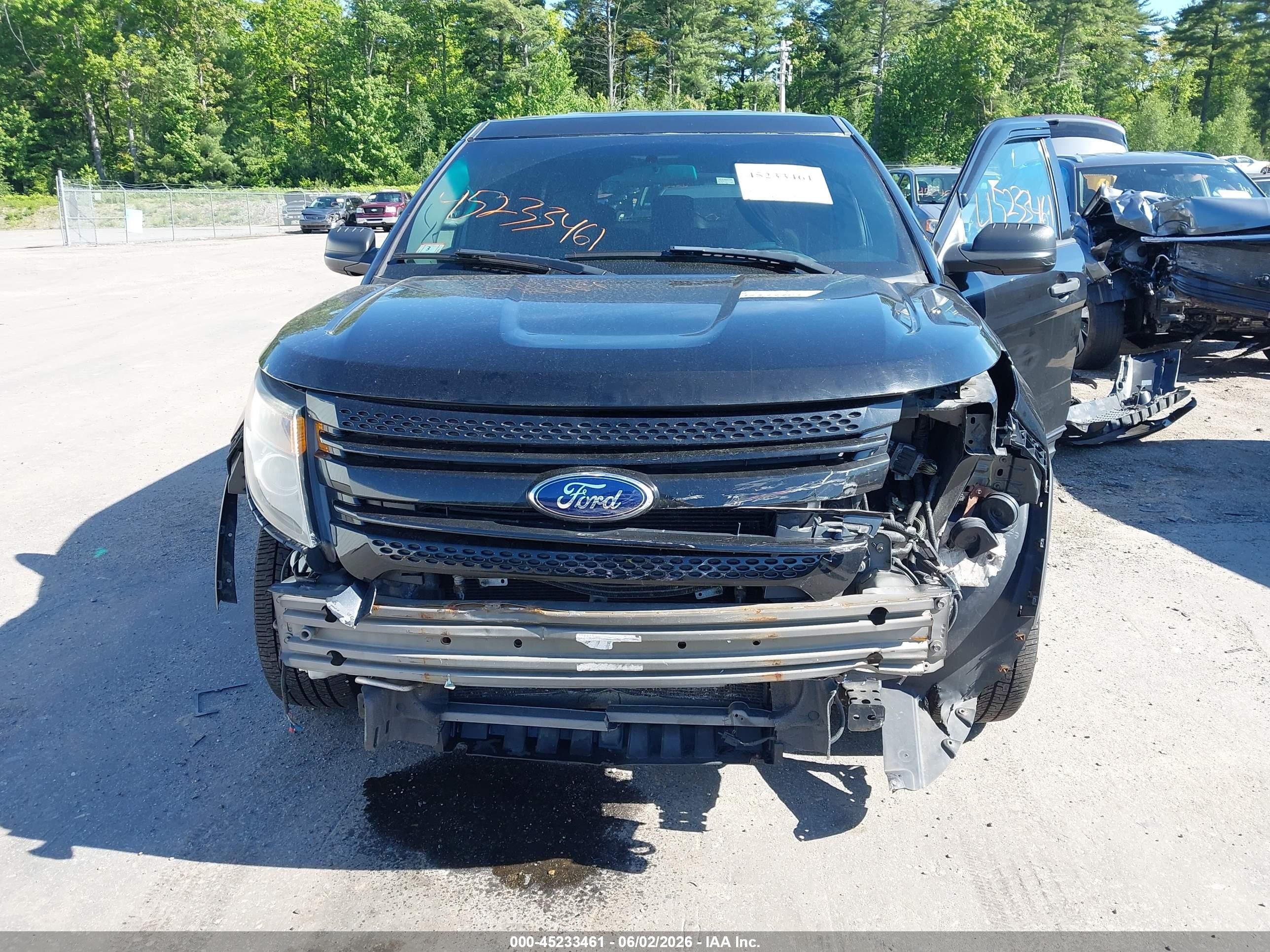 2015 Ford Utility Police Interceptor   Black vin: 1FM5K8AR8FGA46246