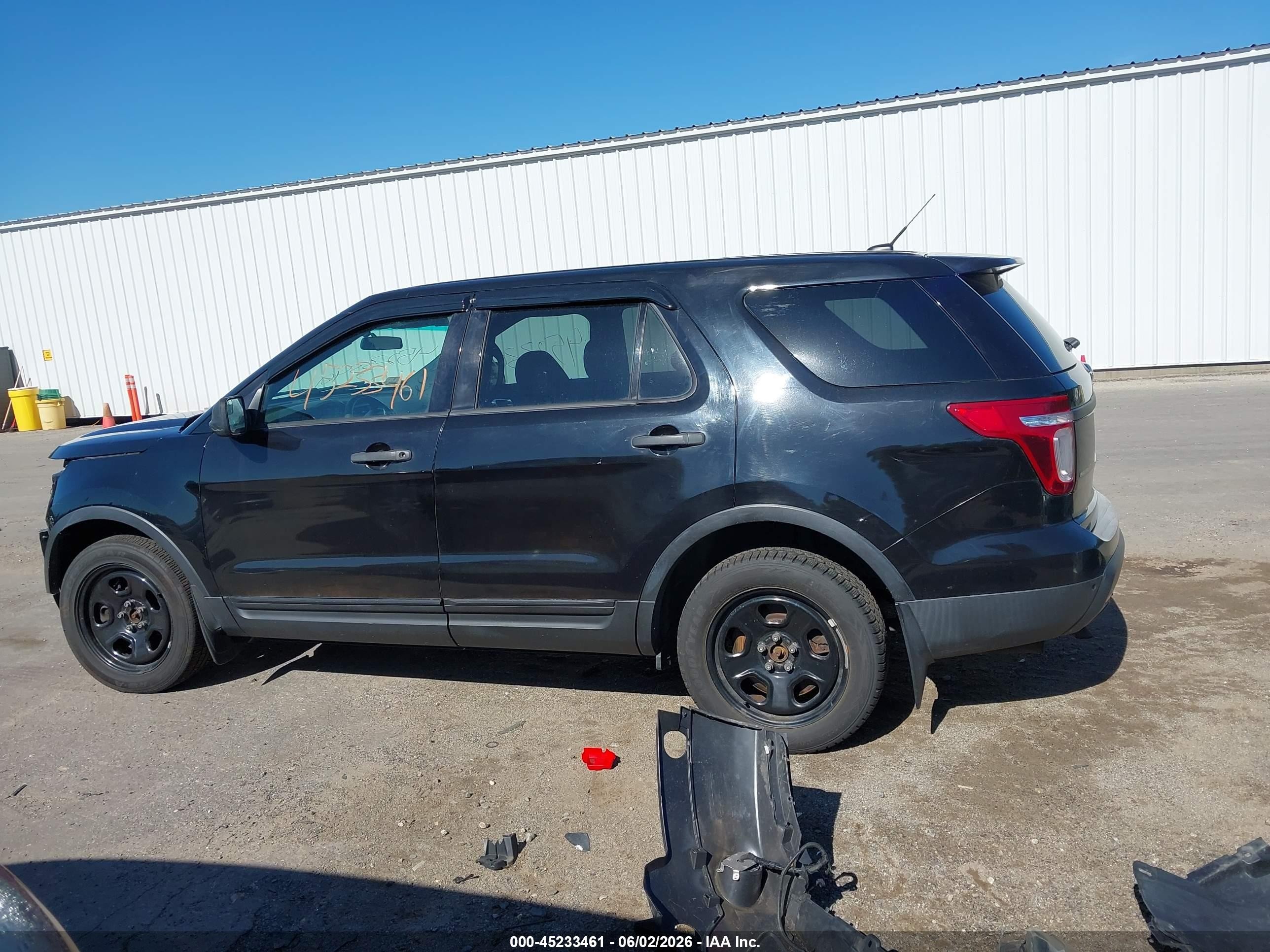 2015 Ford Utility Police Interceptor   Black vin: 1FM5K8AR8FGA46246