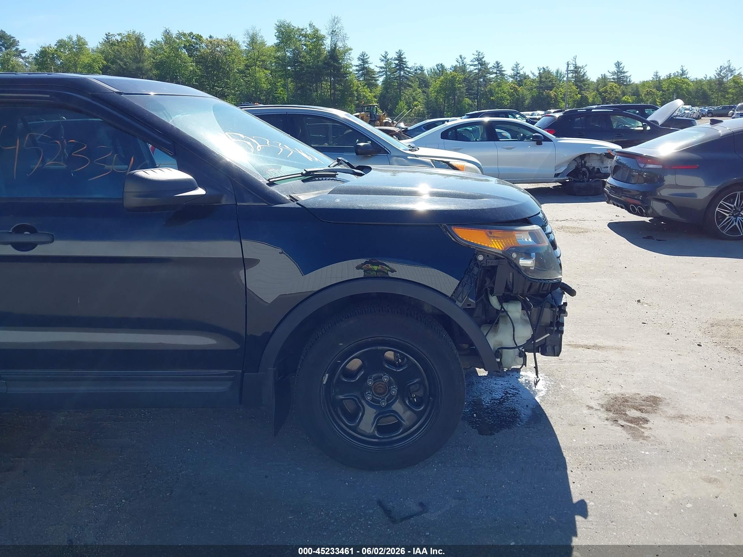 2015 Ford Utility Police Interceptor   Black vin: 1FM5K8AR8FGA46246