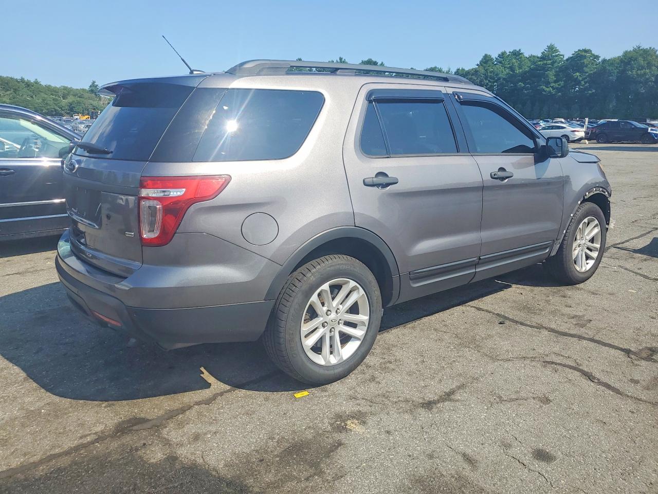 2015 Ford Explorer Police Interceptor Gray vin: 1FM5K8AR8FGA78517