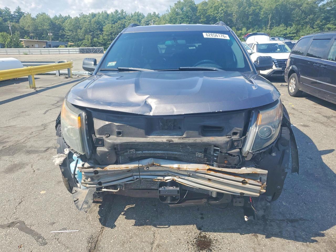 2015 Ford Explorer Police Interceptor Gray vin: 1FM5K8AR8FGA78517