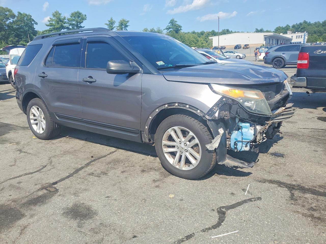 2015 Ford Explorer Police Interceptor Gray vin: 1FM5K8AR8FGA78517
