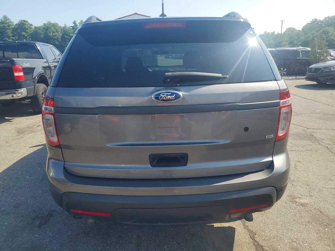 2015 Ford Explorer Police Interceptor Gray vin: 1FM5K8AR8FGA78517