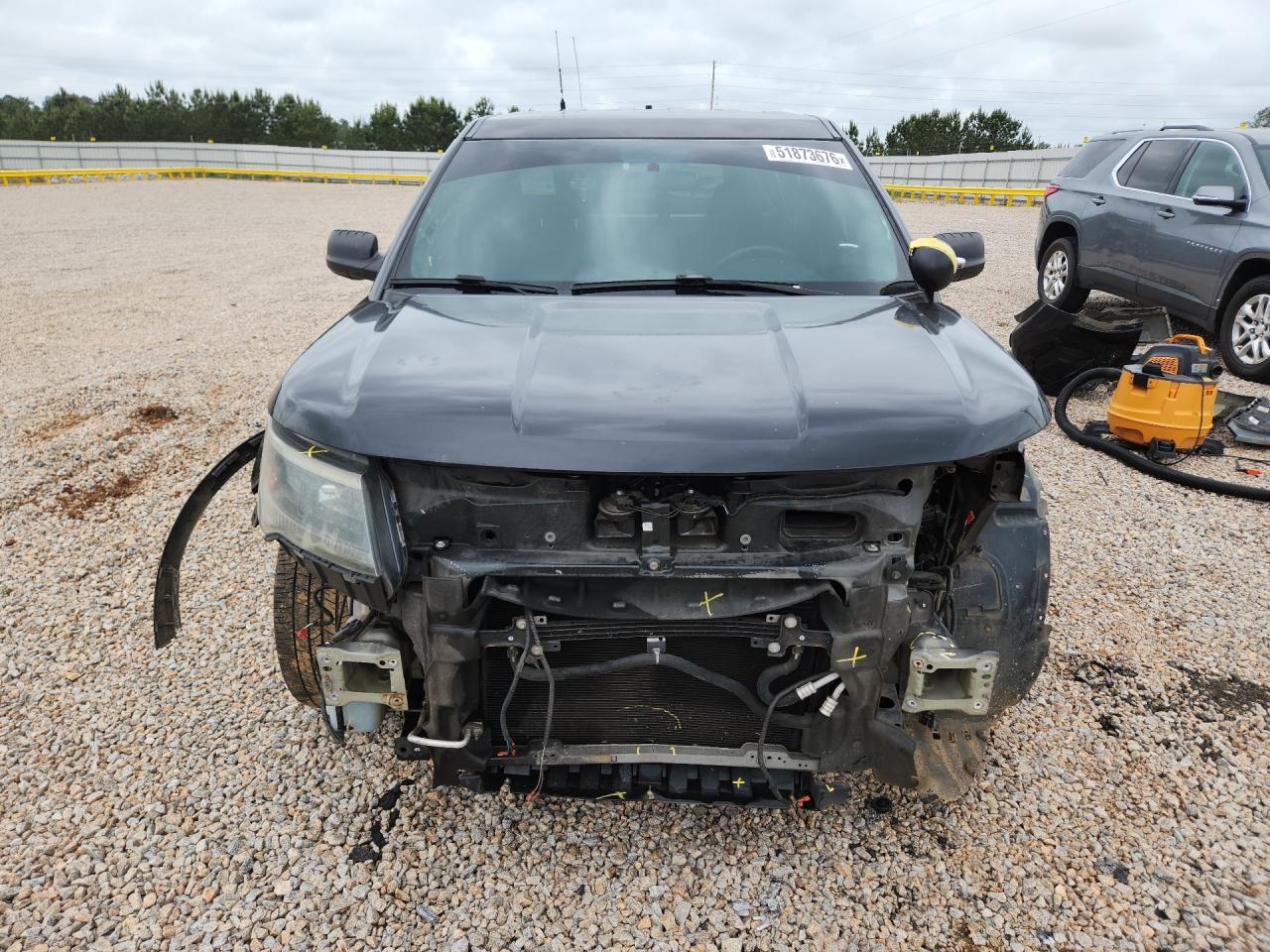 2017 Ford Explorer Police Interceptor Black vin: 1FM5K8AR8HGA79279