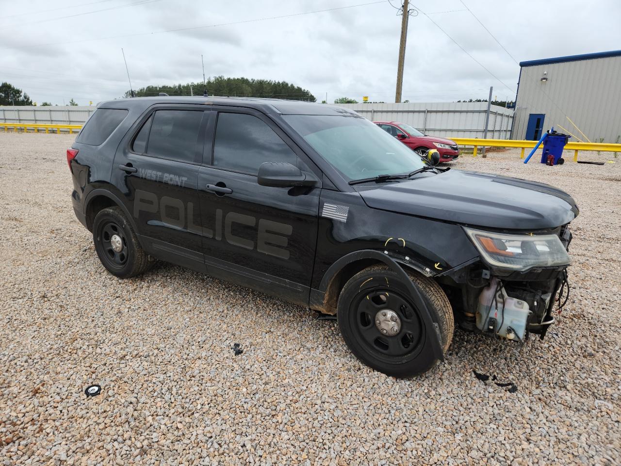 2017 Ford Explorer Police Interceptor Black vin: 1FM5K8AR8HGA79279