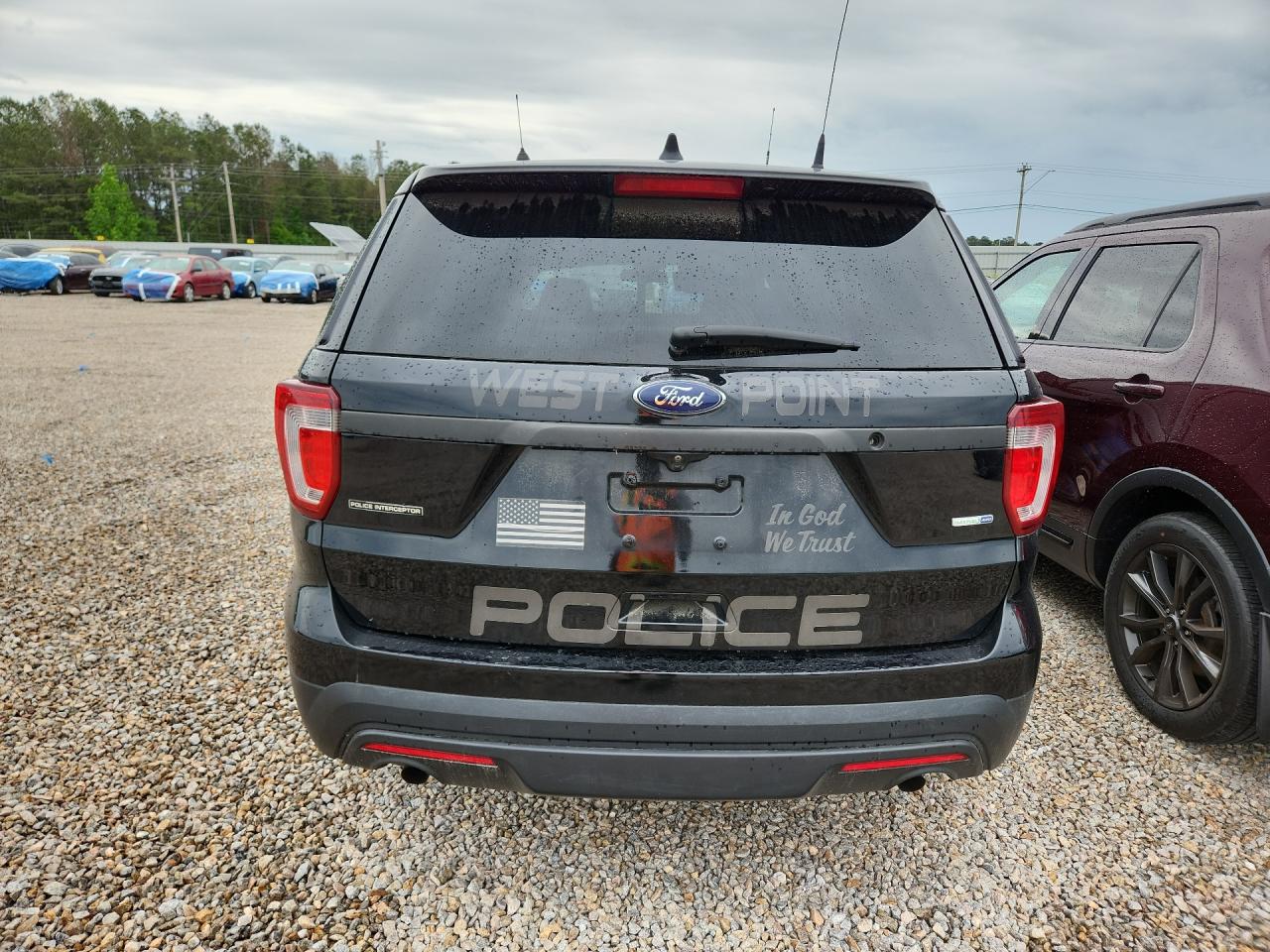 2017 Ford Explorer Police Interceptor Black vin: 1FM5K8AR8HGA79279