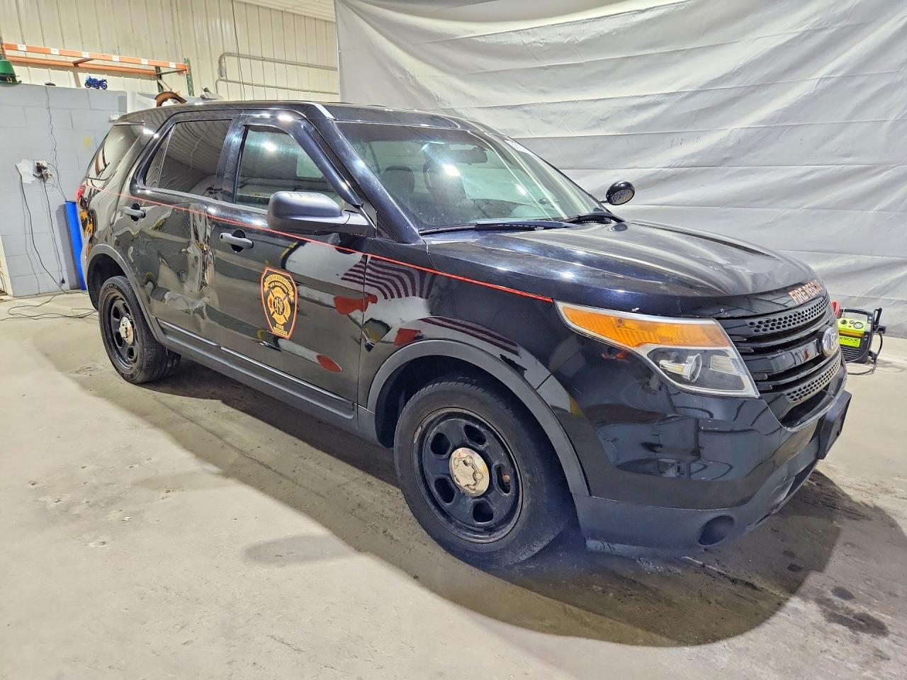 2013 Ford Explorer Police Interceptor Black vin: 1FM5K8AR9DGA51064