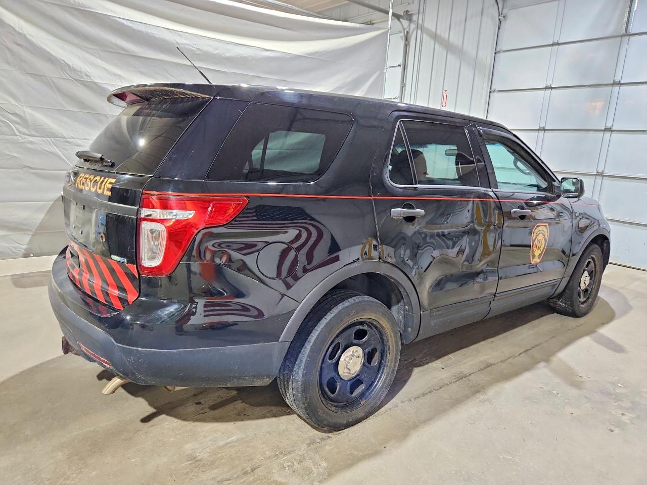 2013 Ford Explorer Police Interceptor Black vin: 1FM5K8AR9DGA51064