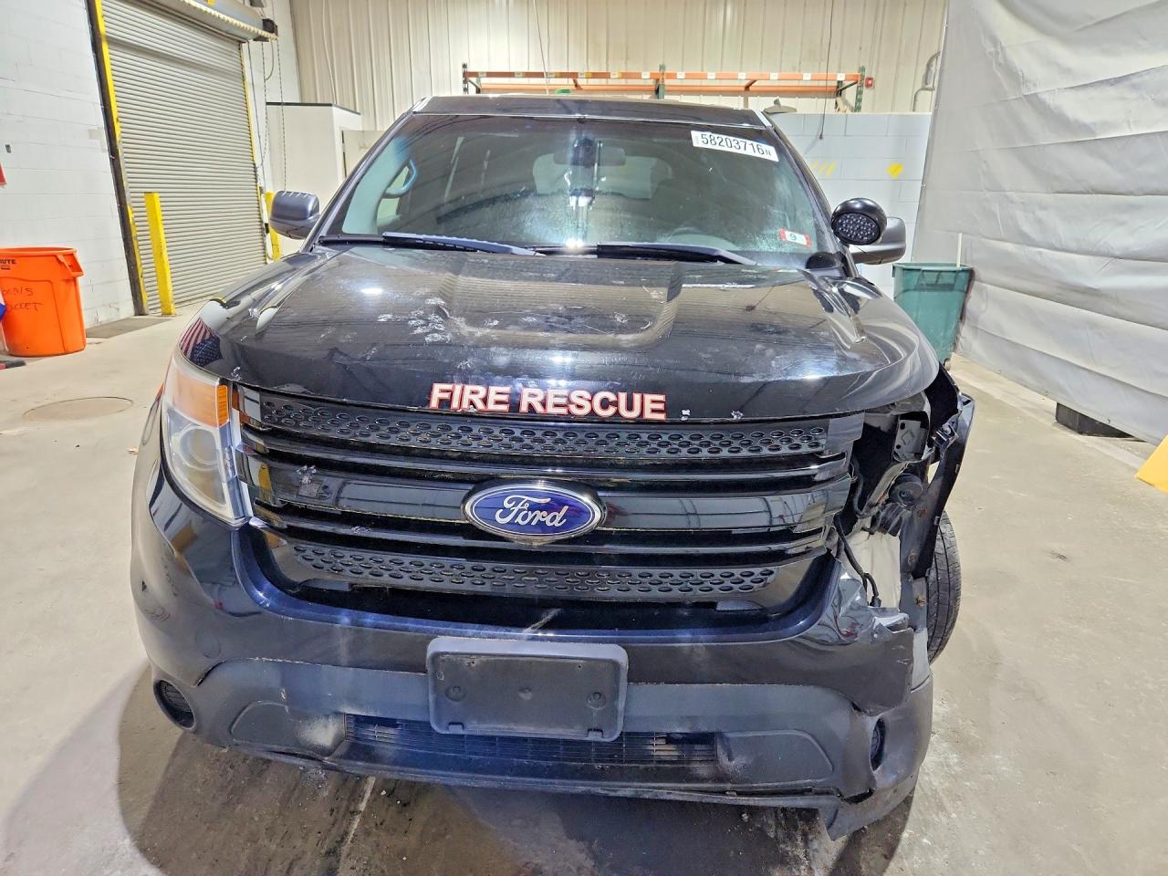 2013 Ford Explorer Police Interceptor Black vin: 1FM5K8AR9DGA51064