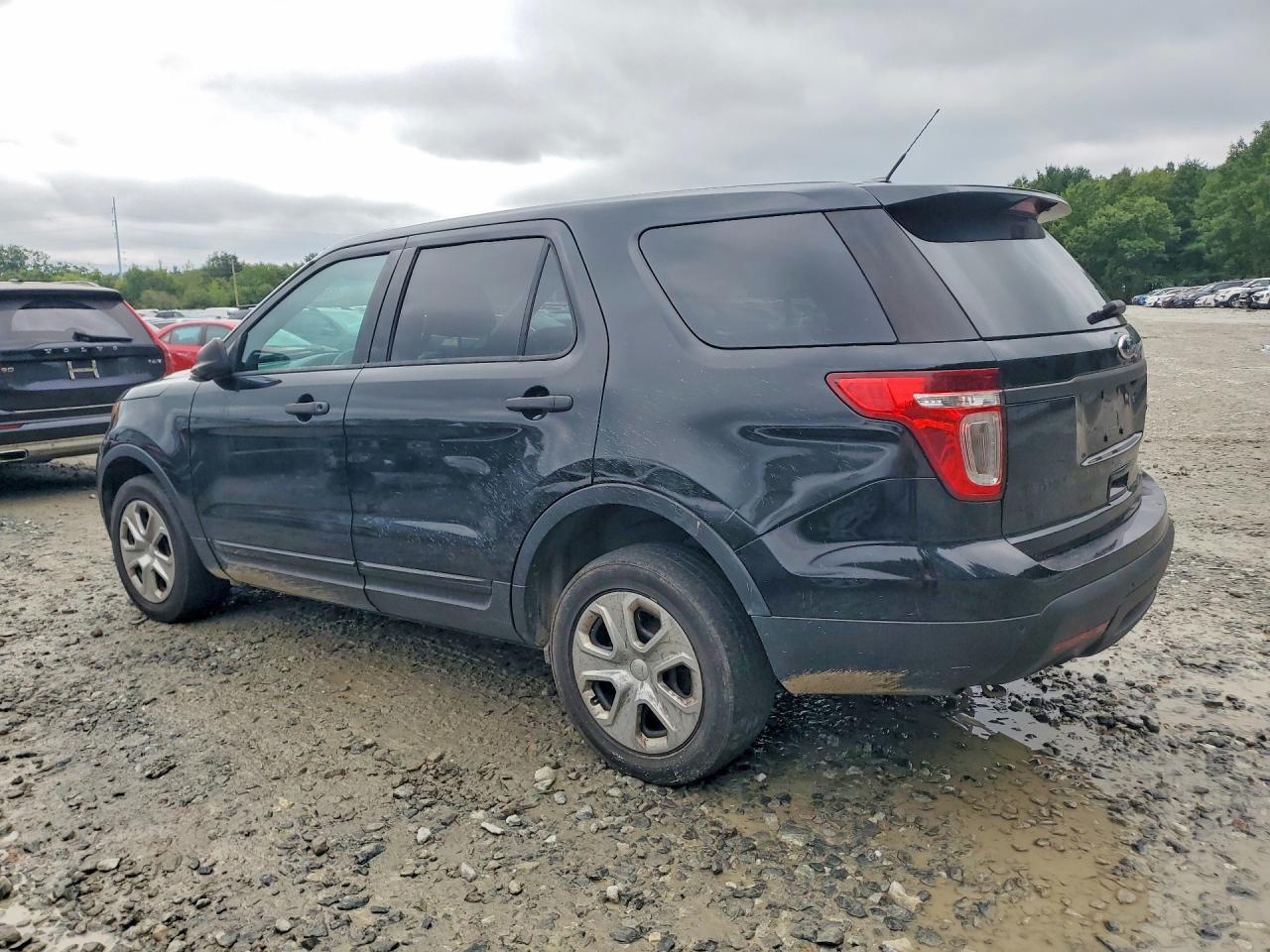 2014 Ford Explorer Police Interceptor Black vin: 1FM5K8AR9EGC08660