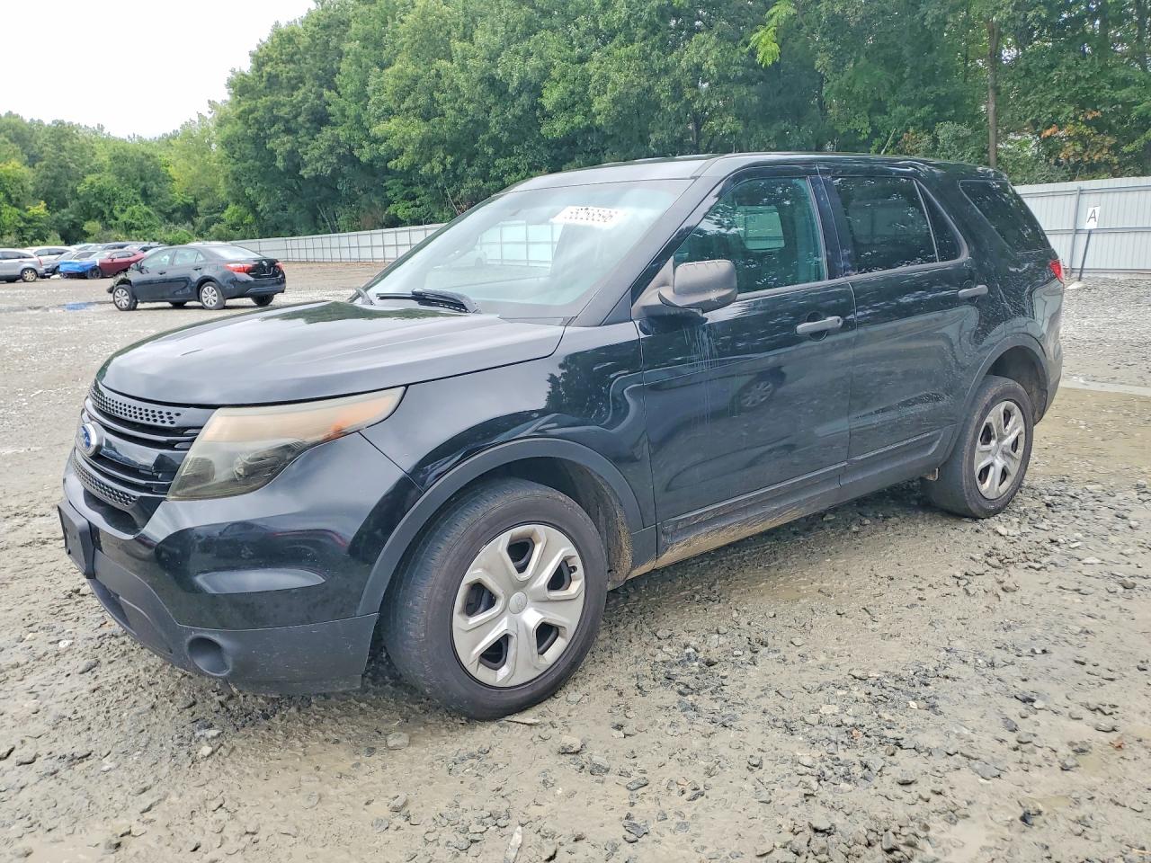 2014 Ford Explorer Police Interceptor Черный vin: 1FM5K8AR9EGC08660